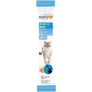 بستنی گربه یوروپت ماهی سالمون Europet Creamy Cat Treat With Salmon وزن 15 گرم