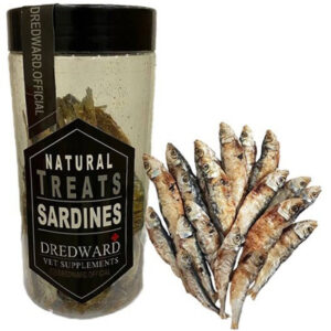 تشویقی ماهی ساردین ۱۲۰ گرمی مناسب سگ و گربه