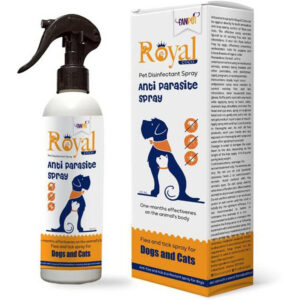 اسپری ضد کک و کنه مخصوص سگ و گربه رویال کوکو حجم 240 میلی لیتر